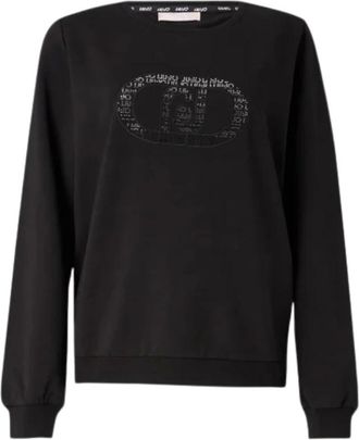 Liu Jo Mujer, Sudaderas, Negro, Talla: XL