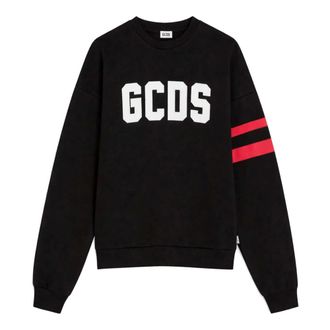 GCDS Contrast-Band Sweatshirt - male - GCDS - Kids Sweatshirts - Black - 14 Y - Kids