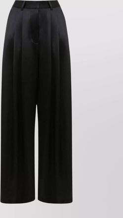 J.W.Anderson high-rise wide-leg trousers satin finish