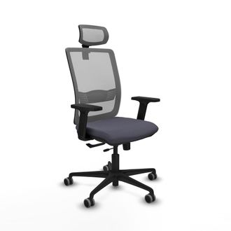Piqueras y Crespo Silla De Oficina Piqueras Y Crespo Haches Negro Espuma Ergon&oacute;mica
