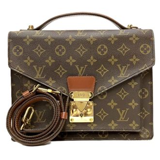 Louis Vuitton Monogram Brown Monogram Briefcase (Pre-Owned)