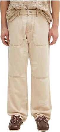 Pleasures Pantaloni da Lavoro Heart Ultra - - Jeans - Uomo - Bianco - W34