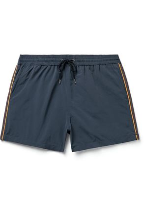 Paul Smith Slim-Fit Short-Length Striped Recycled Swim Shorts