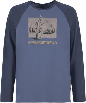 E9 Long Coffee Longsleeve f&uuml;r Herren | blau