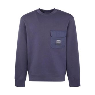 Emporio Armani Hombre, Sudaderas, Azul, Talla: S