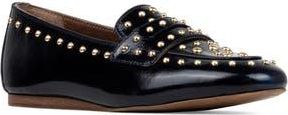 Donald J Pliner Studded Loafer in Navy at Nordstrom Rack, Size 5.5
