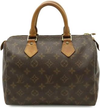 Louis Vuitton Pre-owned Speedy 25 Monogram Handbag - Dames - Vintage Handtas - Bruin - ONE Size - Vintage