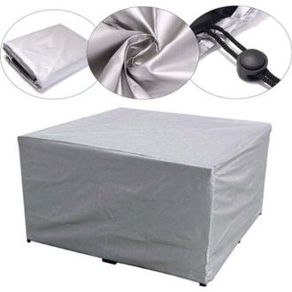 OEM Fundas Para Muebles De Jard&iacute;n De 115x115x70cm, Tejido Oxford 210d, Impermeable, Resistente Al Viento Y A Los Rayos Uv, Funda Para Mesa De Jard&iacute;n Exter