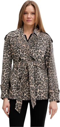 DKNY Korte Trenchcoat - Dames - Trenchcoats - Veelkleurig - S - Polyester - Jassen