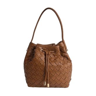 Twinset Bucket Bags, female, Brown, Size: ONE SIZE Bags