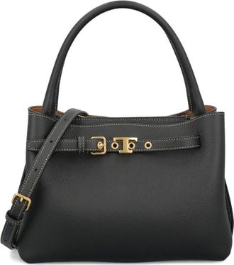 Tod's Black Leather Mini Handbag