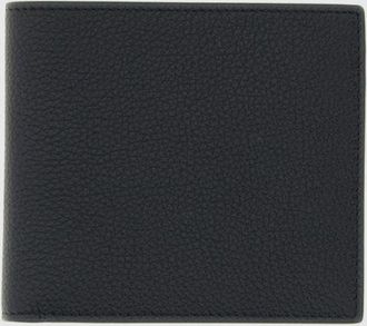 Thom Browne Portafoglio bifold in pelle pieno fiore con motivo 4-Bar