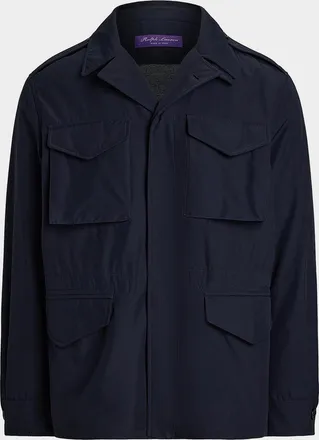 Ralph Lauren Purple Label Performance Silk Four-Pocket Jacket