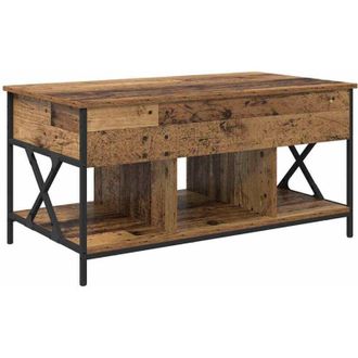 vidaXL Coffee Table Old Wood 100 x 55 x 48.5 cm Engineered Wood vidaXL