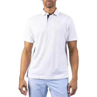 Tailorbyrd Slub Piqu&eacute; Polo in White at Nordstrom Rack, Size Xx-Large