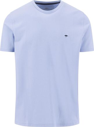 Fynch-Hatton T-Shirt FYNCH-HATTON, Herren, Gr. 4XL, new breeze, Web, Obermaterial: 100% Baumwolle, unifarben, regular fit normal, Rundhals, gerader Abschluss, Shir