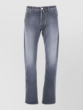 Jacob Cohen straight leg trousers five pocket design