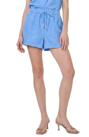 CeCe by Cynthia Steffe Tie Waist Shorts in Classic Navy at Nordstrom, Size Xx-Small