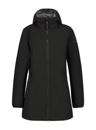 Icepeak Softshelljacke ICEPEAK ALBANY, Damen, Gr. 36, basic schwarz, Obermaterial: 97% Polyester, 3% Elasthan, Jacken Softshelljacke