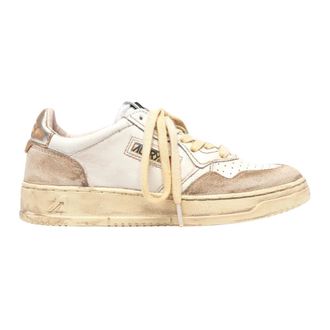 Autry Medalist Super Vintage - Heren - Sneakers - Wit - 42 EU - Katoen - Schoenen
