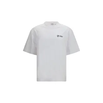 Off-white White Cotton Mens T-Shirt