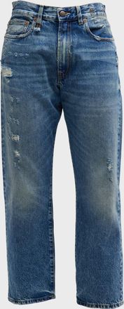 R13 Distressed Boyfriend Jeans