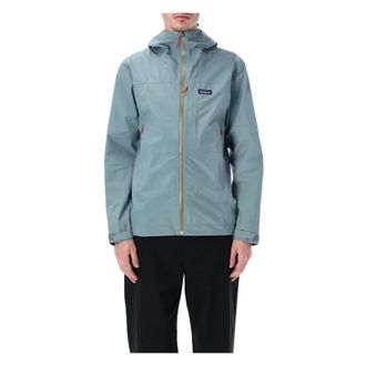 Patagonia Rain Jackets, male, Blue, Size: XL Boulder Fork Rain Jacket