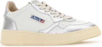 Autry Womens Two-Tone Leather Medalist Sneakers Wb18