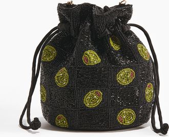 H&M Verzierte Bucket Bag - Schwarz