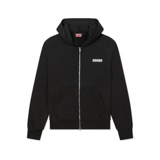 Kenzo Zip-throughs, male, Black, Size: S City Zip-through Hoodie