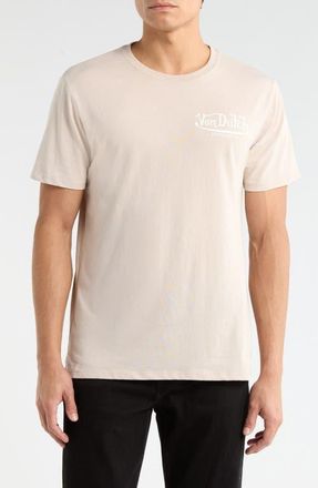 Von Dutch Logo Graphic T-Shirt in Pumice Stone Mineral Wash at Nordstrom, Size X-Large