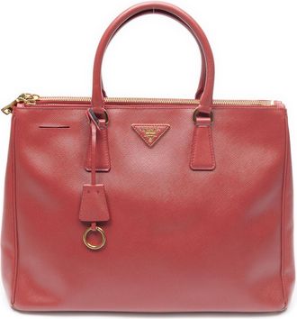 Prada Large Galleria Double Zip Tote schoudertas