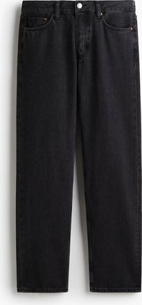 H&M Relaxed Jeans - Schwarz