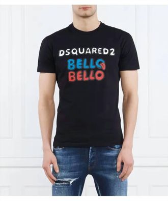 Dsquared2 Bello Bello Short Sleeve Graphic T-Shirt In Black