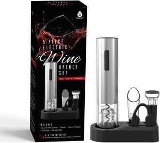 Pursonic 5-Piece Electric Wine Opener Set in Multicolor at Nordstrom