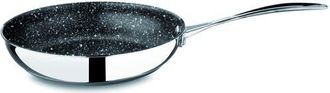 Mepra Glamour Diamond Non-Stick Frying Pan with Handle and Lid in Silver at Nordstrom, Size Medium