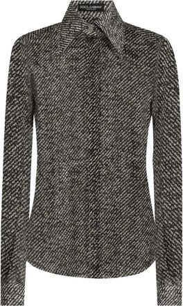 Dolce & Gabbana Camicia a righe - Nero