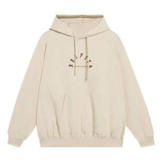 Li-Ning BadFive Cartoon Graphic Hoodie Light Brown AWDT091-6