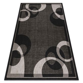 RugsX RugsX Floorlux Rug in Black | Size: 200 cm x 290 cm