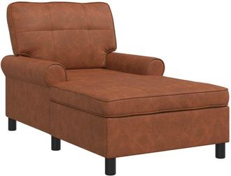 vidaXL Sill&oacute;n Reclinable Con Coj&iacute;n Marr&oacute;n 91 X 157 X 91 Cm Pu Antiguo Vidaxl