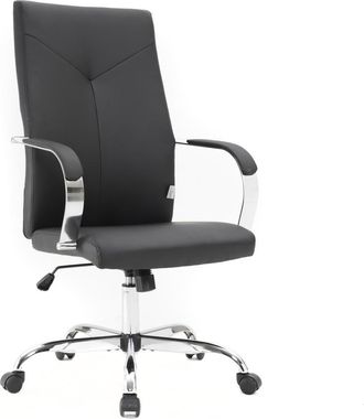 Leisure Mod Sonora Modern High-Back Leather Office Chair
