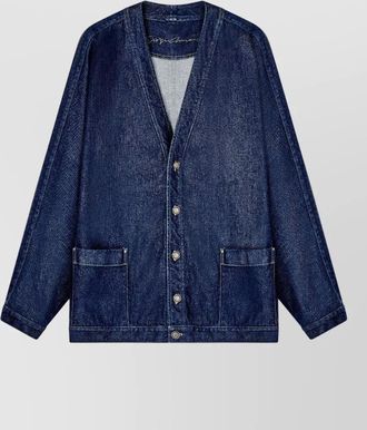 Giorgio Armani jacket long sleeves v neck front pockets