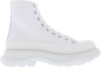 Alexander McQueen Dames Casual Sneakers - Dames - Veterlaarzen - Wit - 41 EU - Schoenen