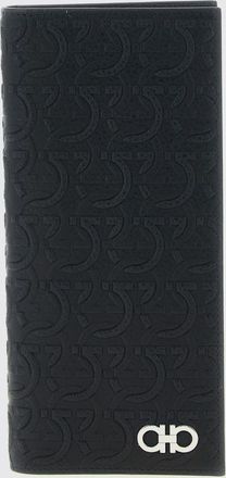 Ferragamo Portafoglio in pelle di vitello a grana Gancini Ferragamo