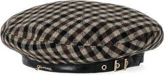 Ganni BASCO CHECK COFFEE GANNI