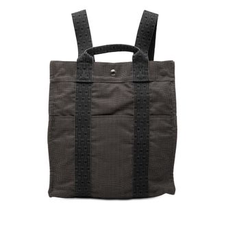 Herm&egrave;s Tweedekans Canvas Herline Rugzak Mm