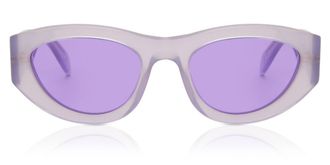 Marni Rainbow Mountains Havana Rossa UC1 Womens Sunglasses Purple Size 52
