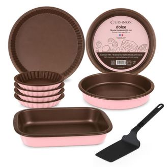Cuisinox Juego de 8 piezas dulce y salado aluminio reciclado y reciclable y re