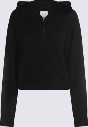 Allude Black Wool Sweatshirt