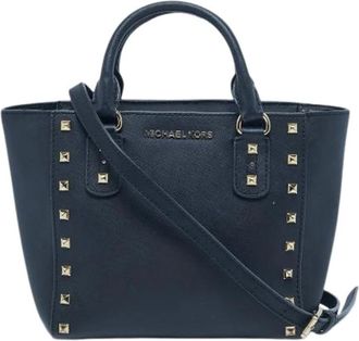 Michael Kors Pre-owned Handbags, female, Black, Size: ONE SIZE Pre-owned Leather Handbag